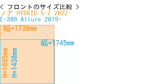 #ノア HYBRID S-Z 2022- + E-208 Allure 2019-